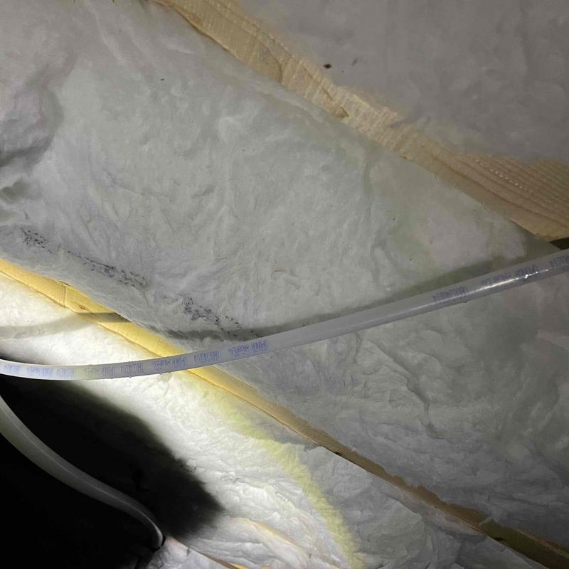 Frost-free hose bib installation with PEX piping Frost-free hose bib installation with PEX piping