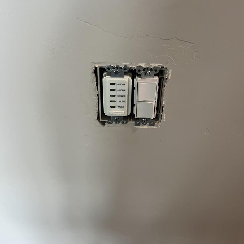 Quiet Cool fan OEM timer and switch installation
