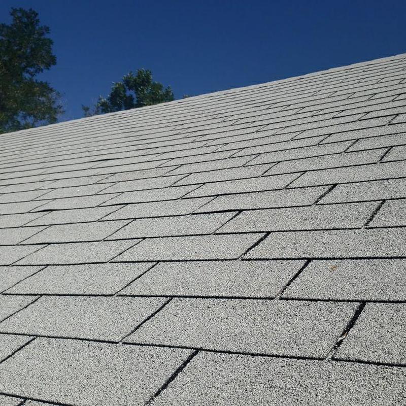 Asphalt shingle roof with no hail damage in Denver Asphalt shingle roof with no hail damage in Denver