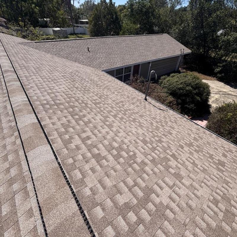 Architectural shingle roof with peel and stick underlayment Architectural shingle roof with peel and stick underlayment