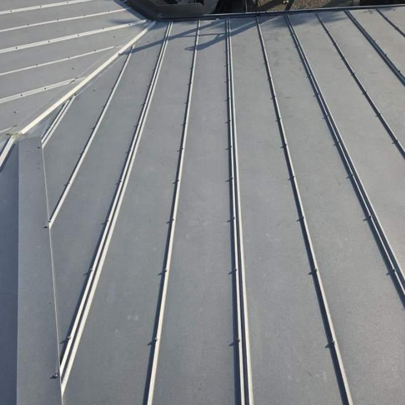 5V crimp metal roof with replaced fasteners on Sanibel Island 5V crimp metal roof with replaced fasteners on Sanibel Island