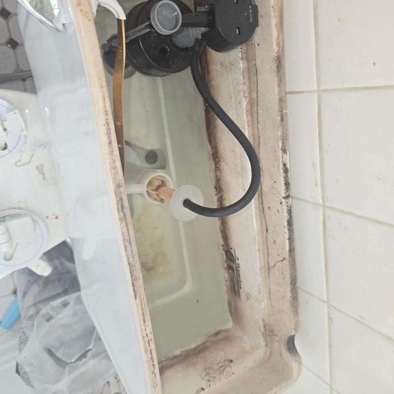 Toilet flush valve and angle stop installation