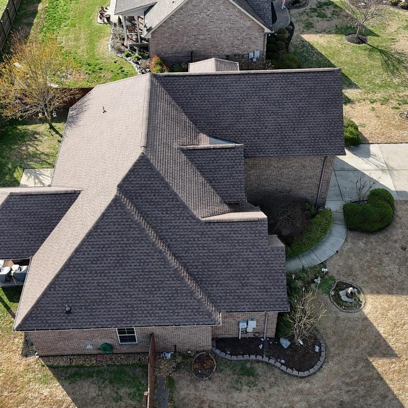 Asphalt shingle roof inspection with ridge vents