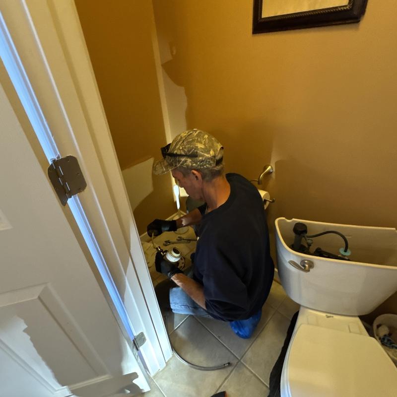 Toilet shut off valve replacement in Midlothian bathroom Toilet shut off valve replacement in Midlothian bathroom