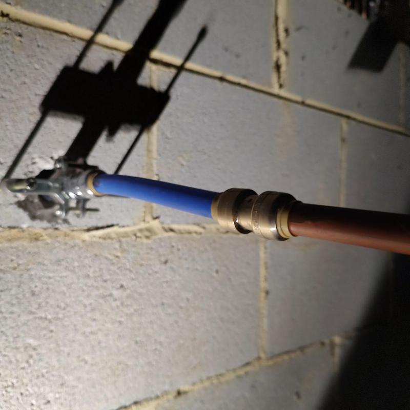 Frost proof hose bib with isolation valve installation Frost proof hose bib with isolation valve installation