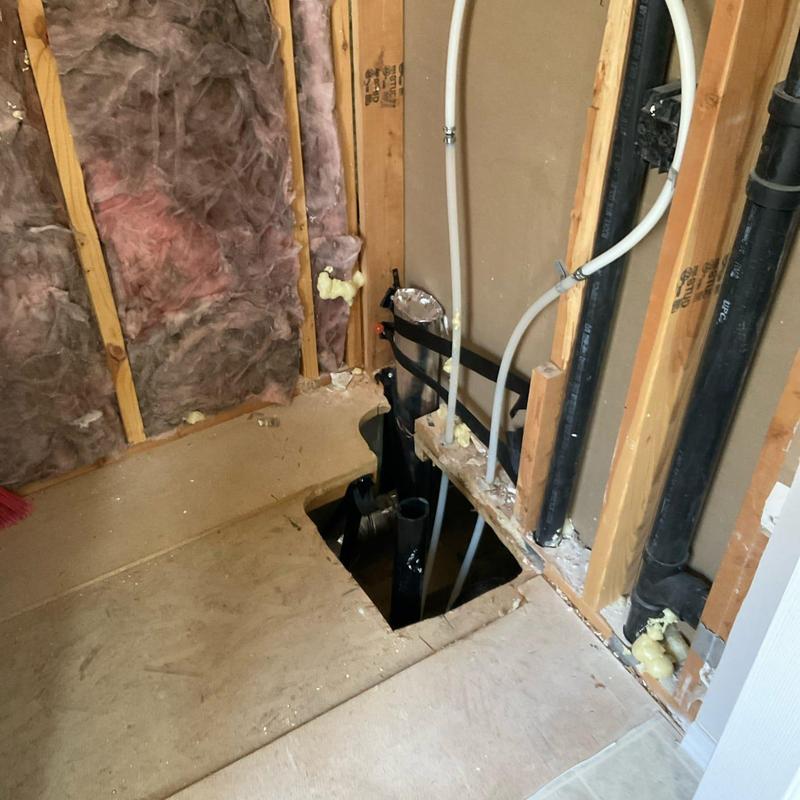 Dryer vent relocation and duct installation in wall space