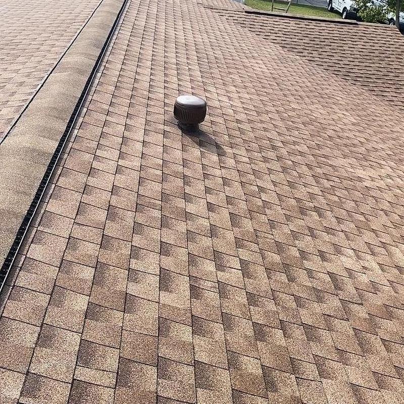 Asphalt shingle roof with ventilation cap in Gainesville FL Asphalt shingle roof with ventilation cap in Gainesville FL