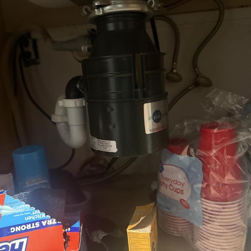 Garbage disposal jammed under kitchen sink
