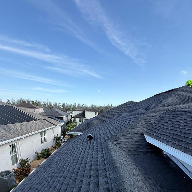 Architectural shingle roof with modified bitumen valley Architectural shingle roof with modified bitumen valley