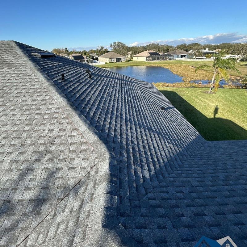 Architectural shingle roof with peel and stick underlayment Architectural shingle roof with peel and stick underlayment