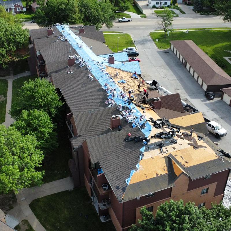 Tamko Titan XT shingle roof replacement in progress