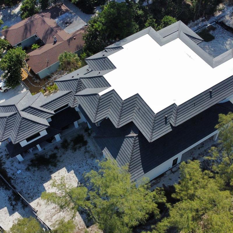 60mil TPO roof system with insulated tapered base 60mil TPO roof system with insulated tapered base