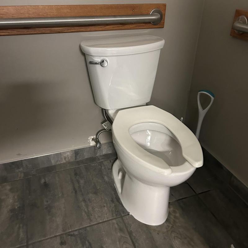 ADA approved toilet replacement in commercial restroom ADA approved toilet replacement in commercial restroom