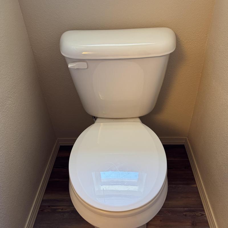 Toilet installation in narrow bathroom corner Toilet installation in narrow bathroom corner