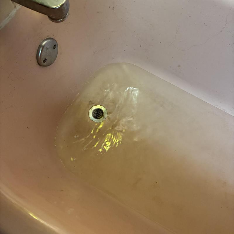 Bathtub drain draining after clog removal