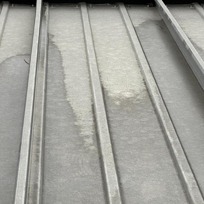 24 gauge metal roof panels with bent ridge caps