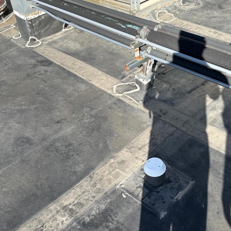Johns Manville EPDM PS Sealing Strips on roof membrane