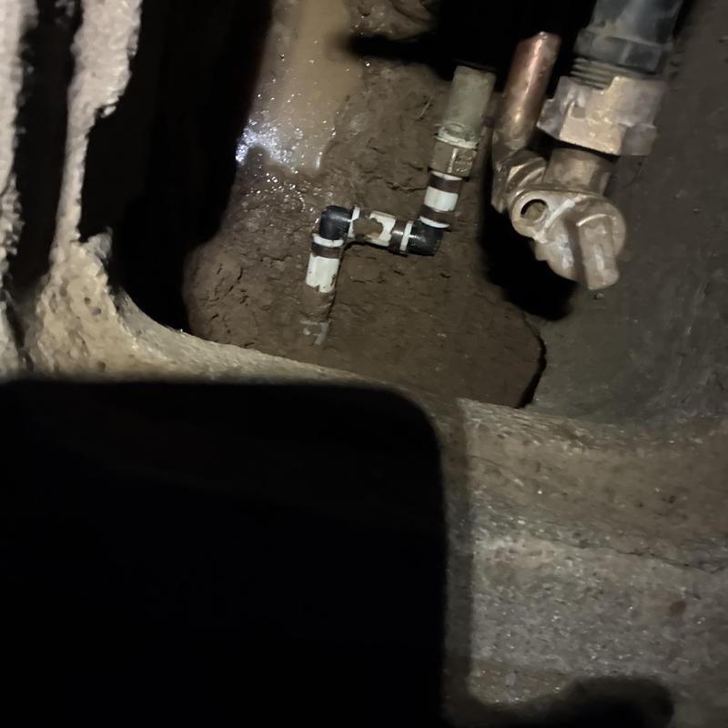 1-inch Quest pipe in meter box with fittings