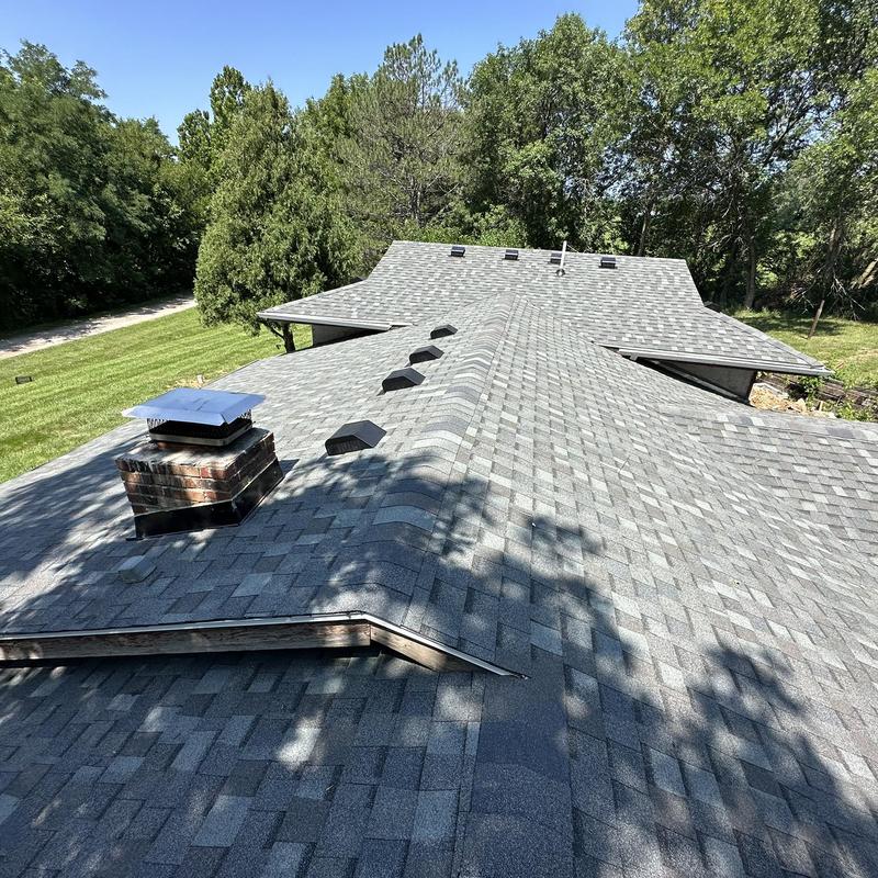 Tamko Titan XT asphalt shingle roof with vents Tamko Titan XT asphalt shingle roof with vents
