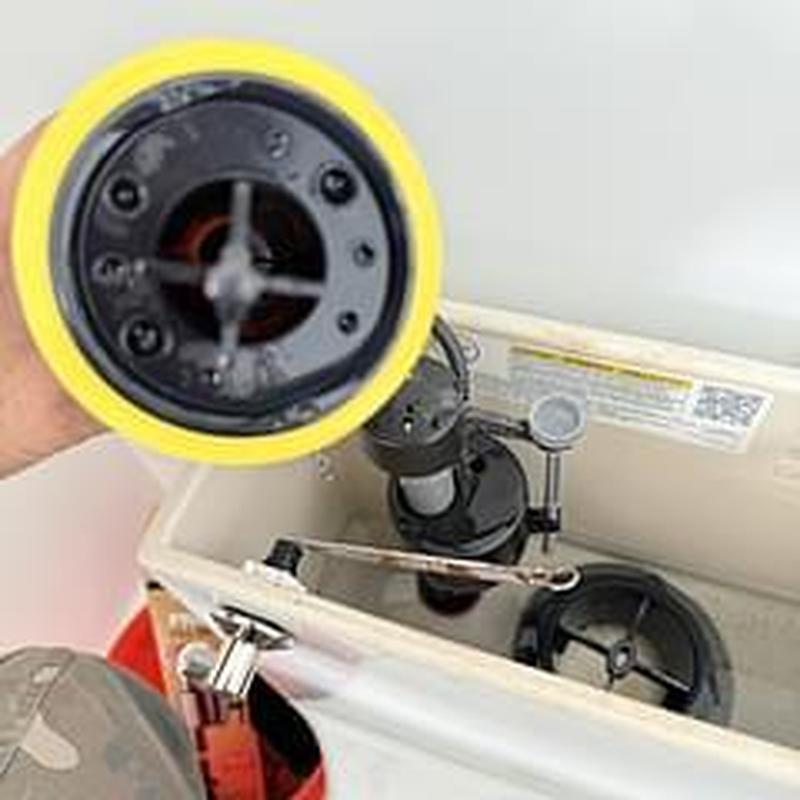 Toilet flapper gasket and fill valve replacement