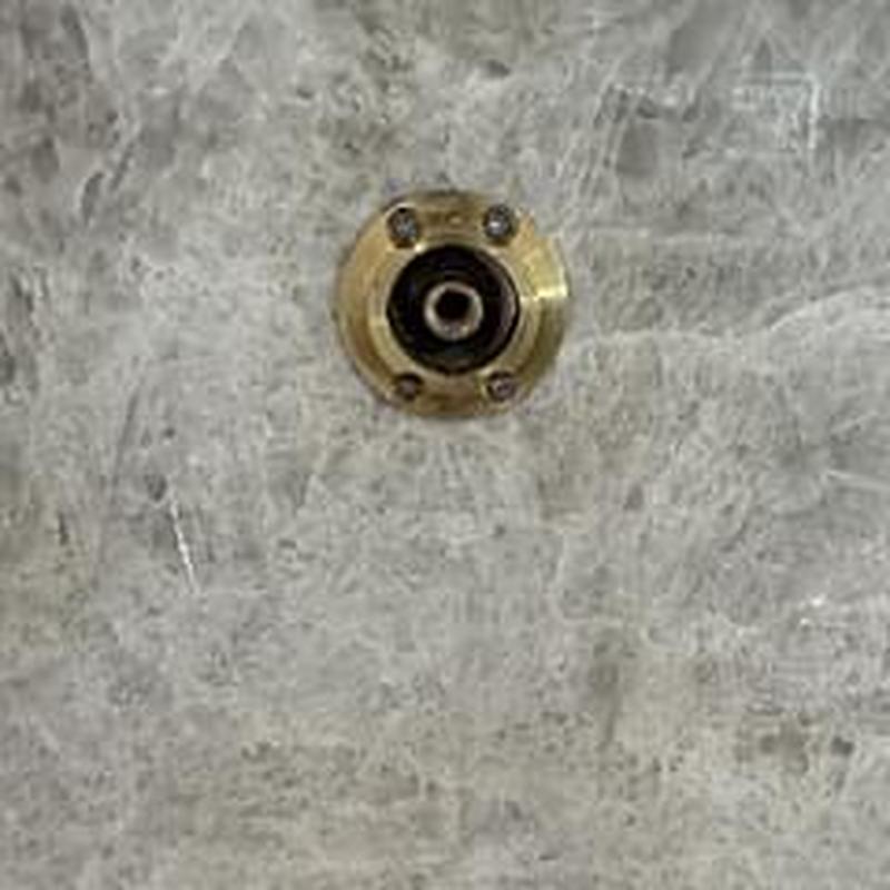Bathtub water supply valve installed in wall cavity