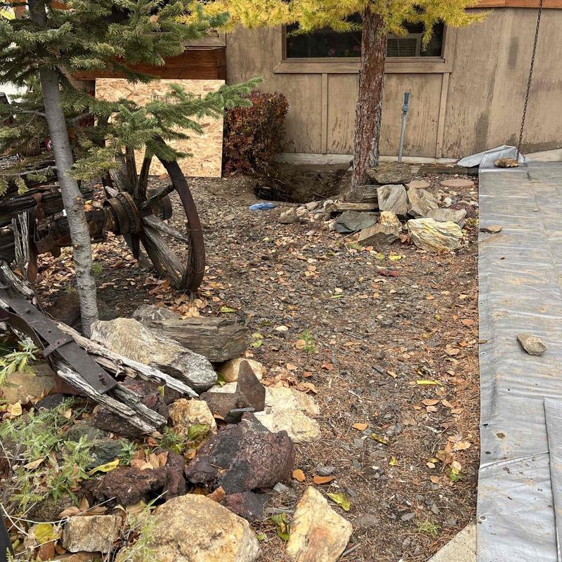 City sewer cleanout excavation with exposed piping City sewer cleanout excavation with exposed piping