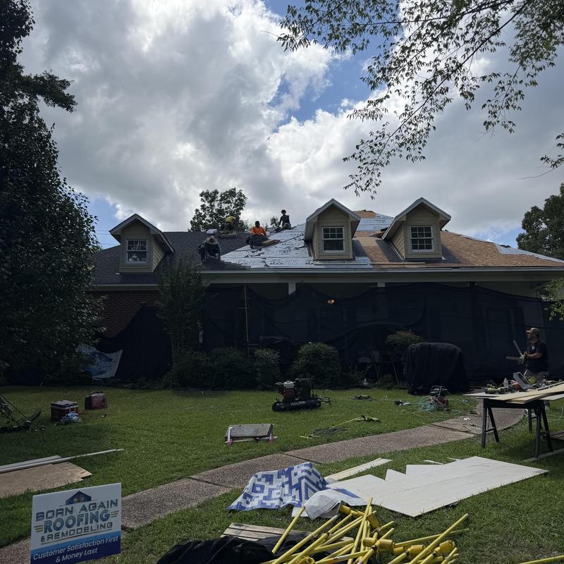 Dormer siding installation on house roof in Madison Dormer siding installation on house roof in Madison
