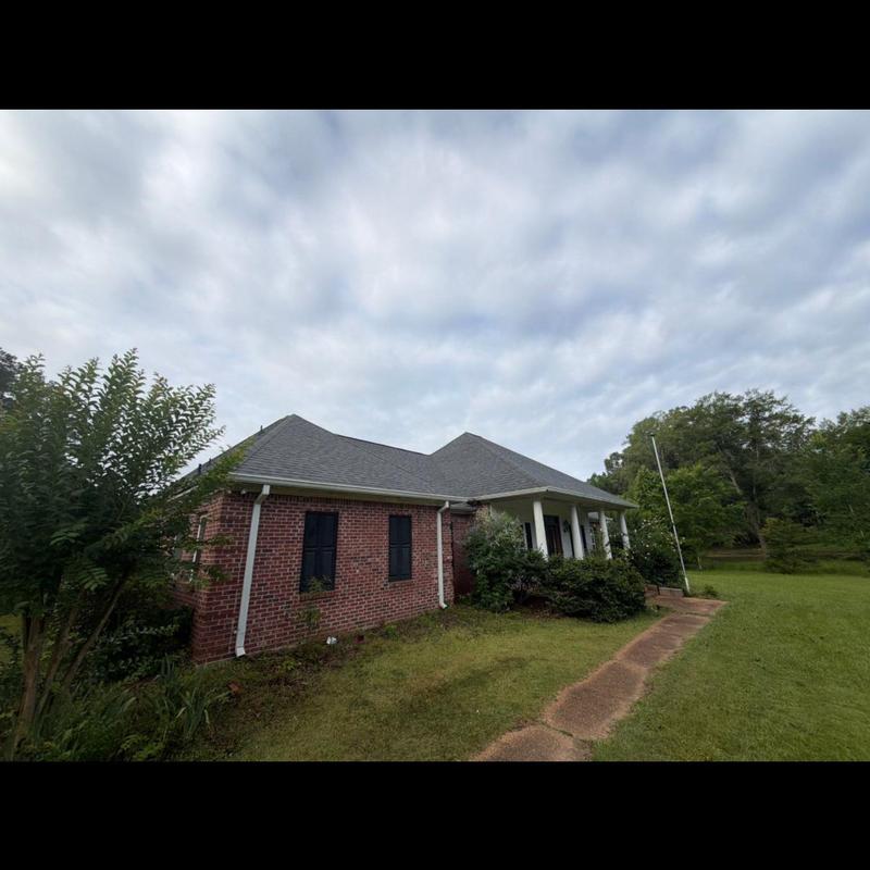 Owens Corning roof system on brick home exterior