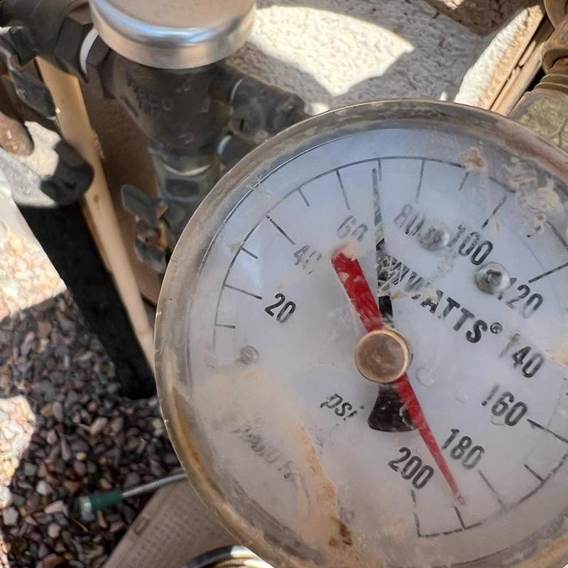 Pressure regulator valve with 68 PSI reading in San Tan Valley Pressure regulator valve with 68 PSI reading in San Tan Valley
