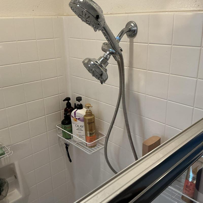 Showerhead and shower arm with thread tape applied