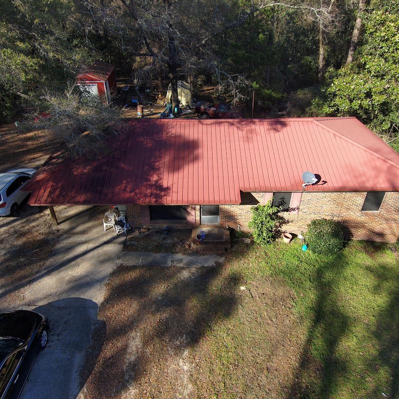 Metal roof replacement with extended warranty in DeFuniak Springs