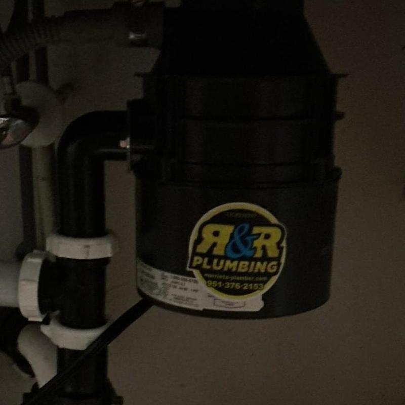 Badger 5 garbage disposal installation with plumbing