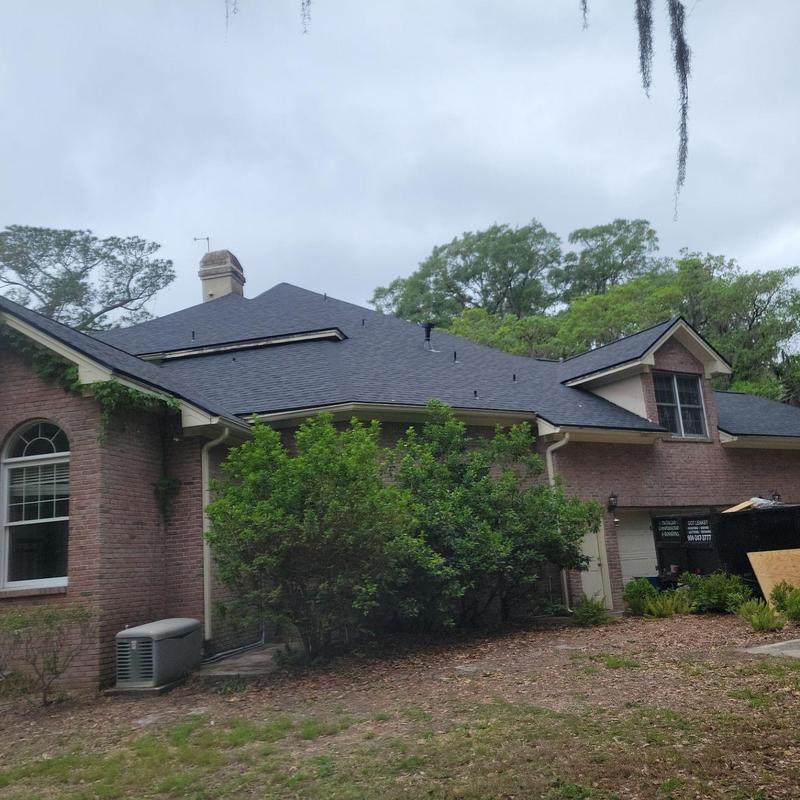 Owens Corning roof shingle replacement on brick house Owens Corning roof shingle replacement on brick house