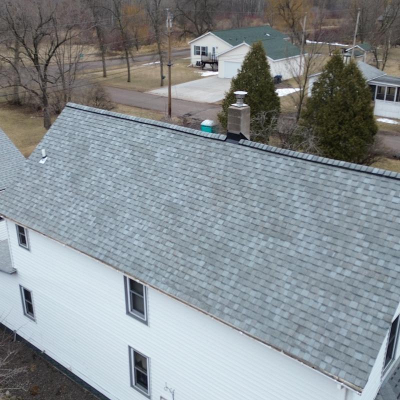 Certainteed ClimateFlex Silver Birch roof shingles installed