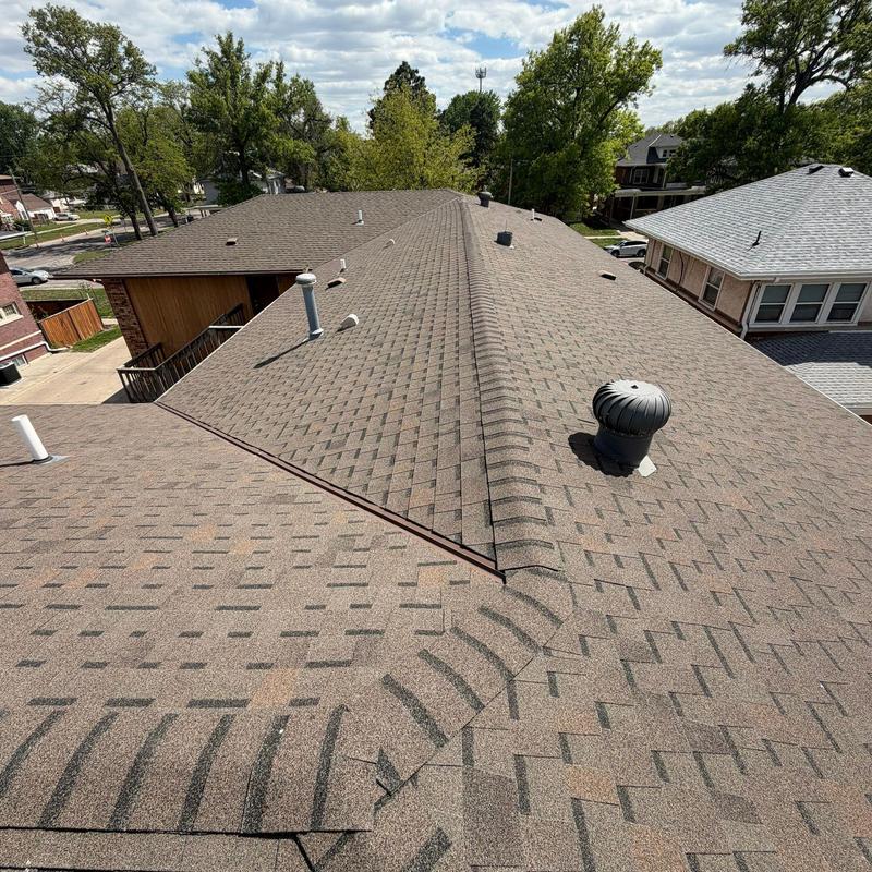 Tri Built BIB-14 turbine vent on asphalt shingle roof