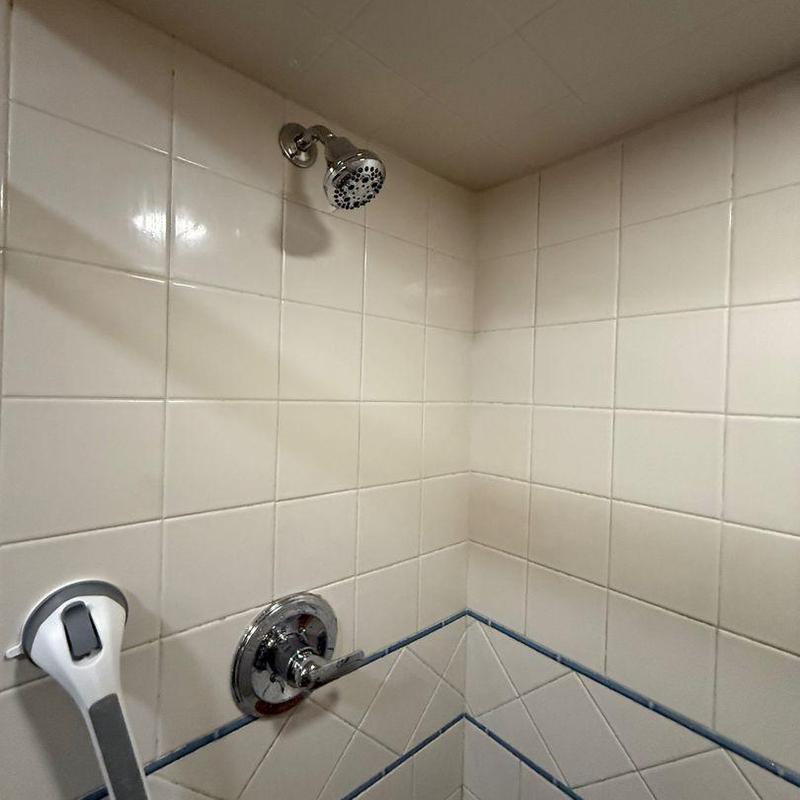 Delta multi choice universal shower valve installed chrome
