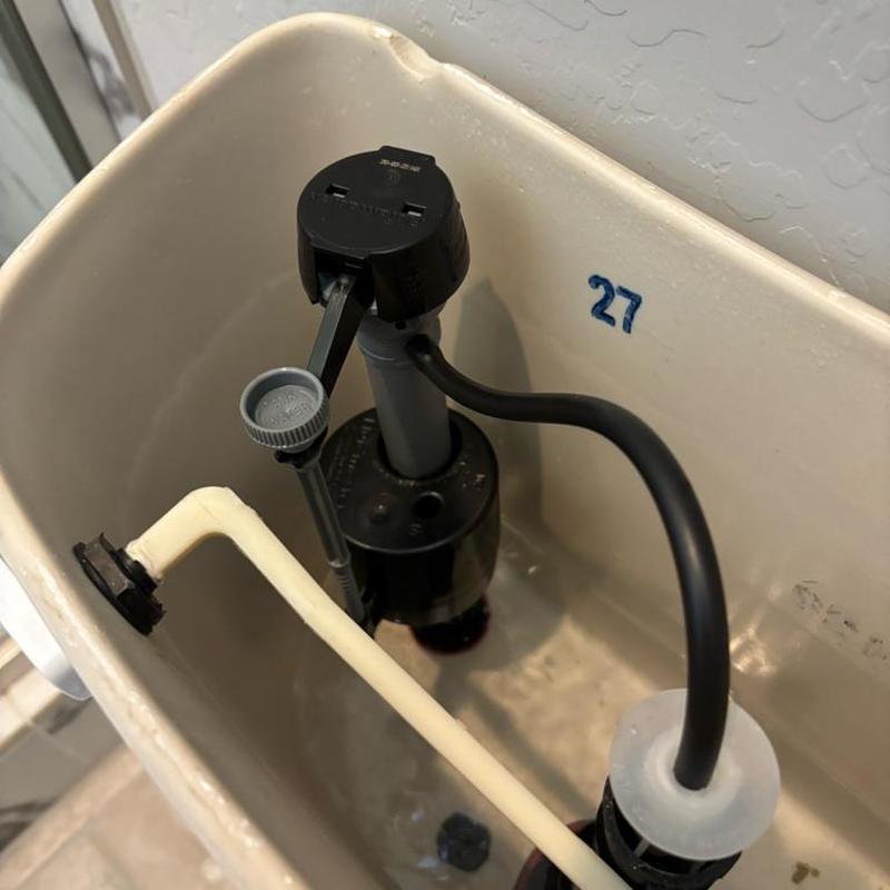 Toilet fill valve replacement inside tank