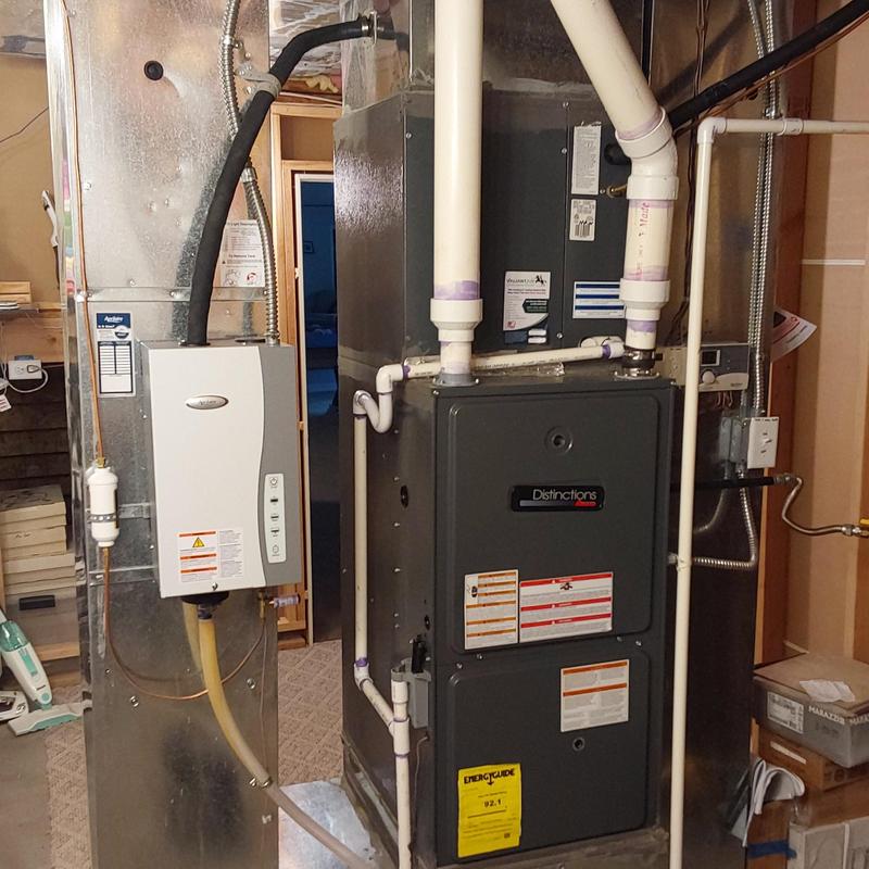 Aprilaire 800 steam humidifier shutdown in basement