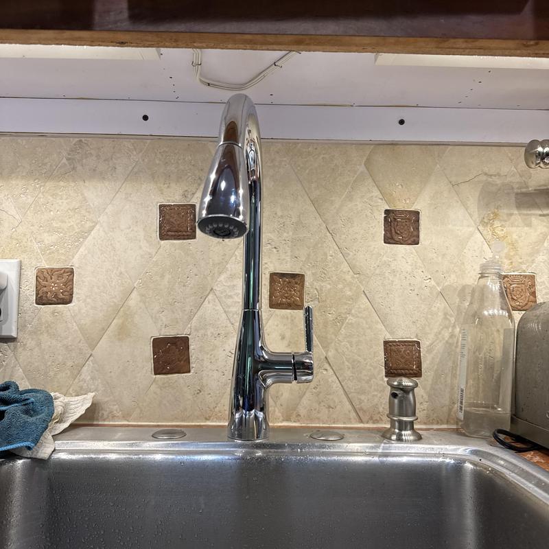 American Standard kitchen faucet with new angle stops