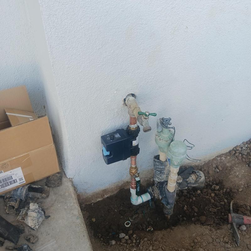 Moen Smart shutoff valve installation on water main