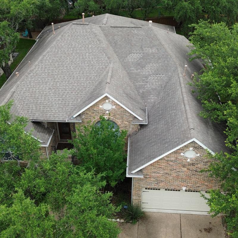 Roof shingles on residential home in Hielscher subdivision Roof shingles on residential home in Hielscher subdivision
