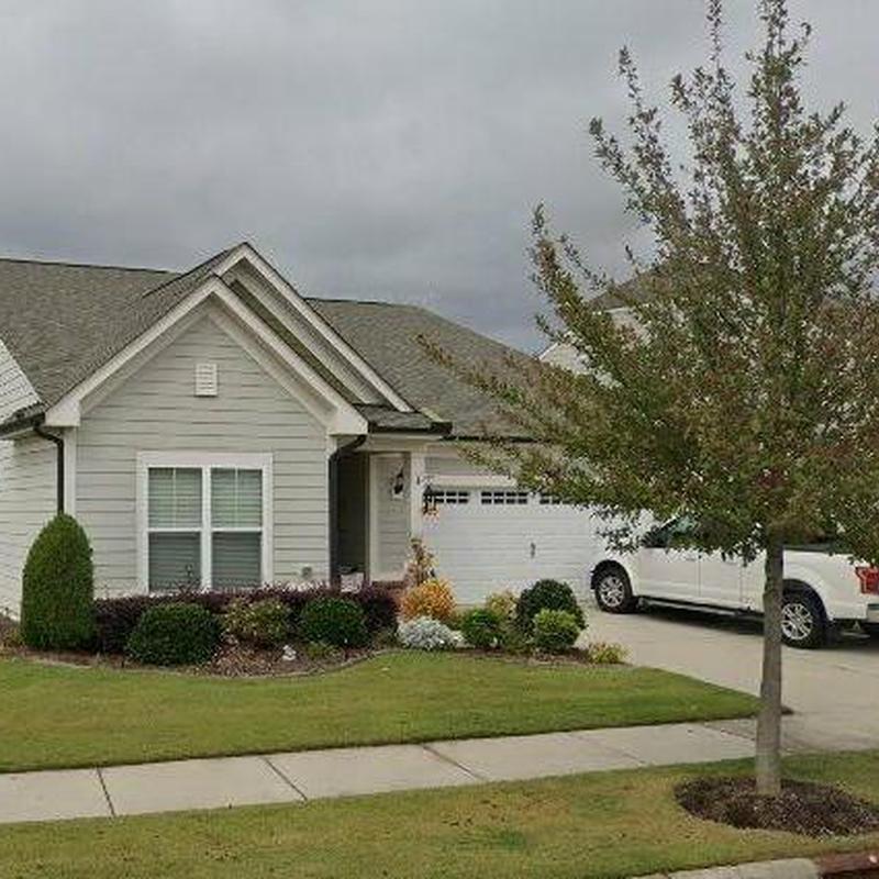 Attic space exterior upfit with siding and landscaping Attic space exterior upfit with siding and landscaping