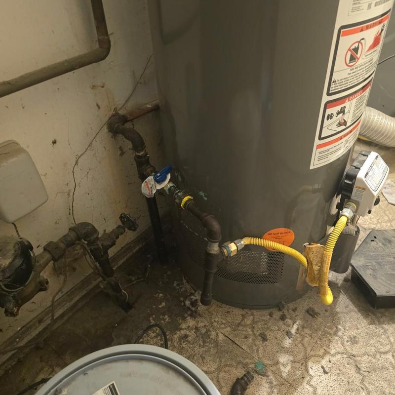 Gas valves and water heater gas line leak repair