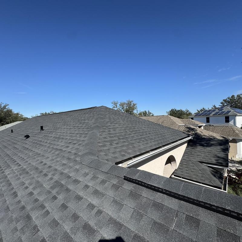 Architectural shingle roof with peel and stick underlayment Architectural shingle roof with peel and stick underlayment