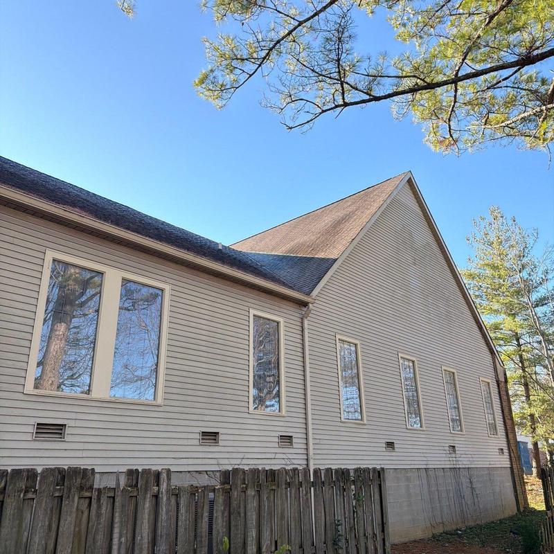 Roof shingles and ventilation inspection on residential roof