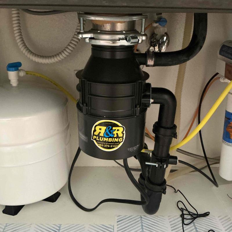 Garbage disposal unit adapted and tested for leaks Garbage disposal unit adapted and tested for leaks