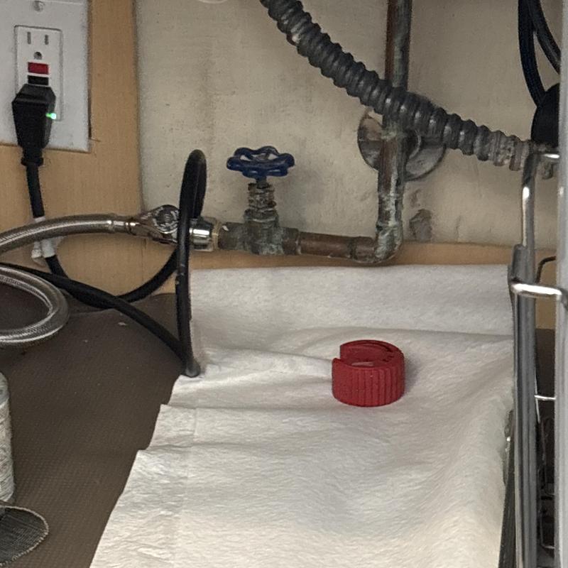 Dishwasher water line compression valve installation Dishwasher water line compression valve installation