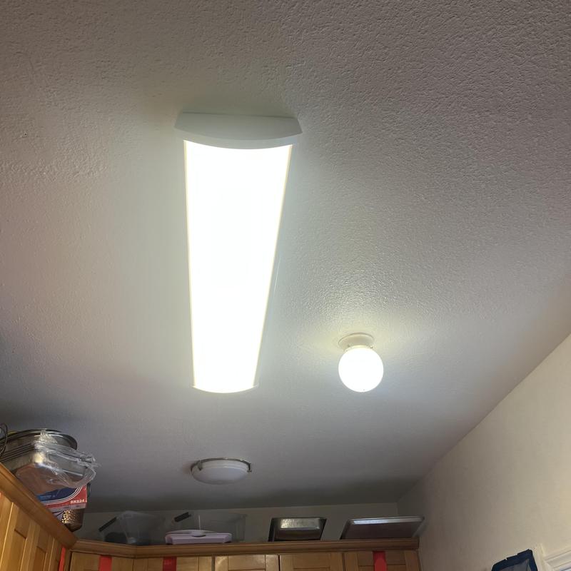 Kitchen light fixture installation and testing