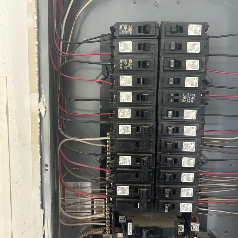Dishwasher circuit panel with overloaded breakers Dishwasher circuit panel with overloaded breakers