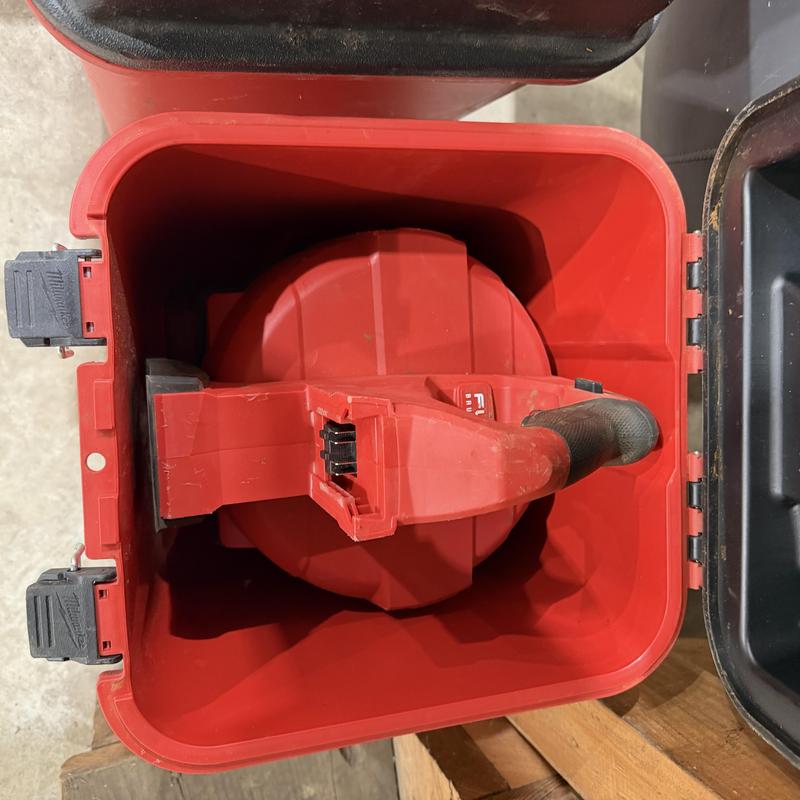 SnakeAir Ram inside red carrying case